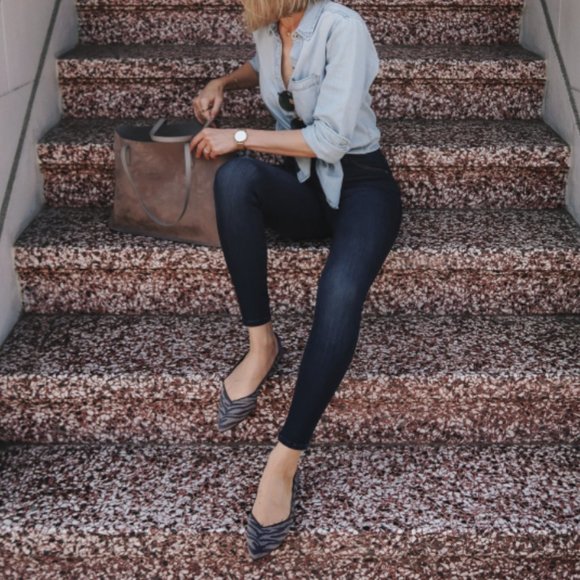 ROTHY'S Zebra Grey Flat Point Shoes | US 7.5 - Picture 3 of 13